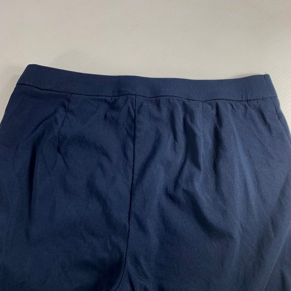 Briggs Petite Womens Dress Pants Size PM Navy Blue - Picture 4 of 5